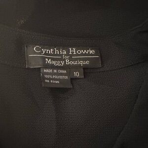 Cynthia Howie Black Dress
